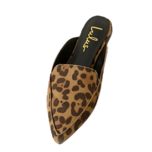 Lulus, NWOT Women's Leopard Print Mules, size9 - Picture 1 of 7
